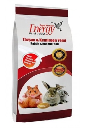 Energy Super Premium Tavşan&Kemirgen Yemi 500gr